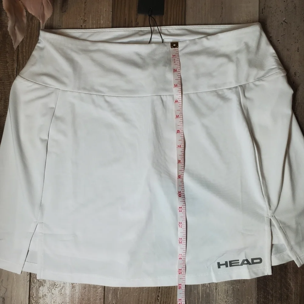 NWT HEAD Club Basic Skirt Skort Golf Pickleball Tennis Women's Size Medium White